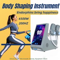 NEW 6500W EMS Neo RF Body Sculpt Machine PRO Ultra Mini Fat Burning EM Electromagnetic Muscle Stimulation Slim