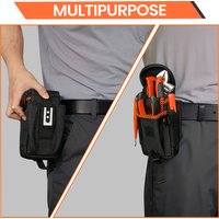 Kleine Werkzeugtasche mit Gürtelclip, Werkzeuggürteltaschen, Werkzeugtasche für Elektriker. Mini Organizer Taschenbefestigung für Werkzeuggürtel