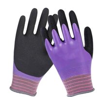 Waterproof Latex Safety Gloves on-Slip Elastic Work Mitts Unisex for Work Cleaning Kitchen Cooking Gardening Oven Seafood