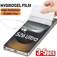3-5Pcs Hydrogel Screen Protector For Samsung Galaxy S26 S25 S24 S23 S21 Ultra S20 Plus S21 S23 FE Film For S10 S9 S8 Plus