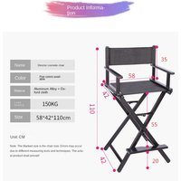 Klappbarer Aluminiumlegierungs-Stuhl, kompakte Verpackung, tragbarer Outdoor-Make-up-Stuhl für Profis