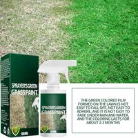 Instant Green Grass Spray Lawn Dye Turf Colorant Eco-Friendly Long Lasting Waterproof Odorless Safe For Yard Garden Outdoor Care