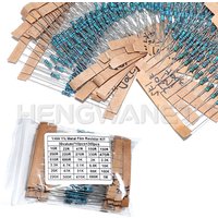 1/4W Metal Film Resistor kit 1% 30 values 0.25W Resistors Kit 10Ī©~1MĪ© colored ring resistance Electronic Kit
