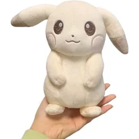 Pokopia Pikachu Plush Toy Light Color White Pikachu Stuffed Anime Soft Rare Color Pikachu Doll for Fans Gift Fans Collection