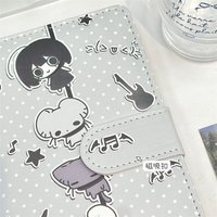 Ins Style Polka Dot Notebook Loose-leaf Book DIY Photo PU Simple A6 Binder Student Notepad Diary Journal Book Travelers Planner