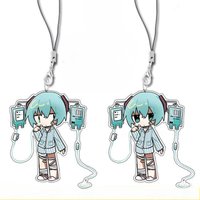 Hatsune Miku anime peripherals cartoons cute mobile phone pendants student creative school bag pendants ornaments key chains