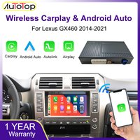 AUTOTOP Kabelloses CarPlay Android Auto für Lexus GX460 2014-2021 mit Android Mirror Link AirPlay Car Play Funktion