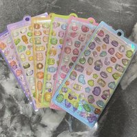 Funny Sweet Furit Ice Cream Pets 3D Relief Sticker DIY Diary Decor Journaling Stationery Cute Stickers Gifts for Children Girls