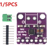 1/5PCS MAX98357A MAX98357 I2S Digital Audio Amplifier Module 3W Class D Stereo Amp Board Filterless Audio Decoder Boards