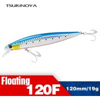 TSURINOYA Hot Sale Floating Minnow Fishing Lure STINGER 120F 120mm 19g Ultra-long Casting Saltwater Hard Baits