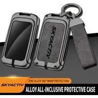 Zinc Alloy Car Key Holder Skyactiv for Mazda 3 2 6 CX3 CX5 CX30 CX8 CX9 MX5 SKYACTIV Remote Protector Car Key Cover