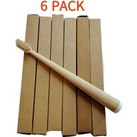 6 Pack Boar Bristle & Bamboo Toothbrush, Biodegradable Natural Tooth Brushes Oral Care Tool for adults