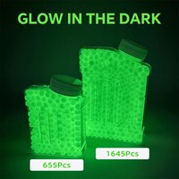 Z2--Fluorescent 6mm Airsoft BBs Bullets 0.12g BB Strikeball Rifle Gun Plastic BB Balls Glow in the Dark BB Pellets