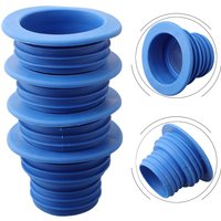 4pcs Drain Pipe Hose Silicone Plug For Washing Machine Tank Floor Leakage Home Improvement Drainpipe Replacement Accessories