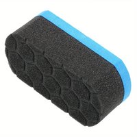 1pc Detailing Cleaning Tool, Auto Care Professional Car Wash Sponge, Hex Waxing Buffing Applicator Pad