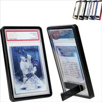 Aluminum Alloy Multicolor Trading Card Protect Metal Case with Stand, For PSA BGS Graded Card Slab Display, For PTCG Collectors