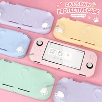 Cat's Paw For NS Lite Soft TPU Case Full Button Protective Skin Shell Cover For Switch Lite Back Protector Gaming Console Access