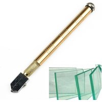 1pc Glass Cutter Emery Cutter 175mm Diamond Cutting Tool with Anti-Skid Handle for Glass Emery Minerals Tiles Ceramic