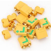 1Pairs Amass XT90S XT90-S XT90 Connector Male Female Bullet Connector Anti-Spark for Battery, ESC and Charger Lead