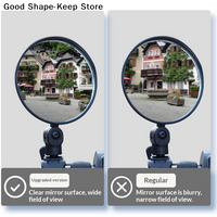 dailyBicycle Rearview Mirror Set,360 ° Rotatable,with Left And Right Adjustment Mounting,Suitable For Cycling And Outdoor Sports