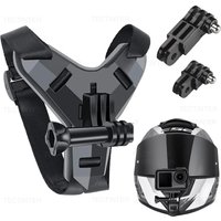 Helmet Chin Mount Strap for GoPro Hero 11 9 8 7 5 SJCAM Motorcycle Helmet Chin Stand Action Camera Accessories for Go Pro Hero 9