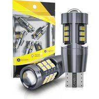 2pc Super Bright W16W T15 921 LED Bulb Canbus Car Light 3030/2016SMD No Error For Rear Backup Reverse Lamp Tail Signal 12V White