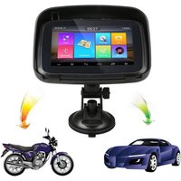 SAT NAV with 5-Inch TFT Android 6.0 Bluetooth Car GPS Navigation 1 GB DDR 16 GB Flash For most motorcycles cars trucks RVs