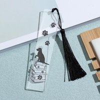 Dog Inspirational Acrylic Bookmark Book Page Holder Creative Bookmark Book Clip Inspirational Page Marker Thank Teacher Gift