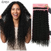 Julianna Synthetic Jerry Curly Hair Extension Water Water 9X 300Grams Kinky Curly Heat Resistant Bio Organic Protein Fiber