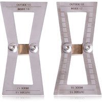 Gabarit de marqueur en queue d'aronde en acier inoxydable, gabarit avec échelle 1:5 & 1:6 & 1:7 & 1:8, jauge de Joint en bois, pentes, marquage, outils de menuiserie