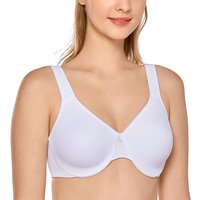 DELIMIRA Women Everyday Bra Minimizer Bra Plus Size Underwire Full Coverage Seamless Bras