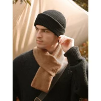 AliExpress 1-5PCS 2 in 1 Winter Knitted Hat Cotton Thick Warm Beanie Cap with Mask Outdoor Cycling Ski Full Face Protection Earmuffs