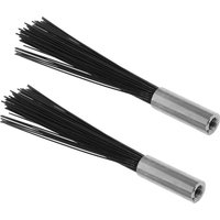 2Pcs Engine Carbon Removal Brush Car Interior Cleaning Brush High-Efficiency Nylon Carbon Deposits Cleaner Auto Detailing