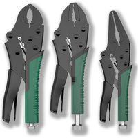 7/9/10 Inch Multi-Function Locking Pliers Round/Straight Mooth Pipe Wrench Universal Pressure Pliers Strong Clamp Hand Tools