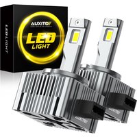 AUXITO 2Pcs D1S D3S LED Headlight Bulbs 6000K White Turbo Headlamps D2S D4S LED Lights 120W Car Head Lamp 30000LM High Power