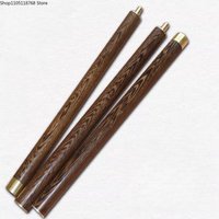 Foldable Tai Chi Stick Martial Arts Rod 3-in-1 Interlocking Solid Wood Chicken Wing Wood Fitness Pole for Health Qigong Wellness