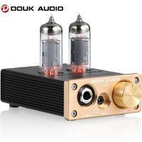 Douk Audio U10 HiFi przedwzmacniacz lampowy stereo AUX pulpit przedwzmacniacz audio 6.35mm/3.5mm wzmacniacz słuchawkowy