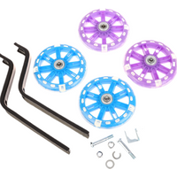 AliExpress Kids Bike Training Wheels Bike Flash Mute Wheel Bicycle Stabiliser Mounted Kit For 12/14/16/18/20 Inch Children Kids Bicycle