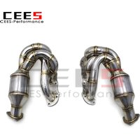 CEES SS304 Exhaust Manifold for PORSCHE 981 Cayman/Boxster 2.7/3.4 2012-2015 Car Exhaust System Stainless Steel Exhaust Header