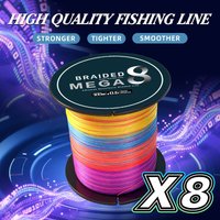 OBSEQUIO X8 Multicolour Fishing Line Braided Japanese Quality PE 0.6-6.0 300/500/1000M High Strength Sea Fishing Main Line