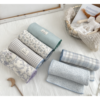 Summer Baby Blanket Newborn Cotton Soft Baby Swaddle Wrap Boys Girl Blanket Floral Baby Receiving Blanket Crib Quilt Baby Wraps