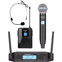 Wireless Lavalier Microphone G-MARK GD1.4 UHF Professional Headset Clip Mic Bodypack Frequency Adjustable 50M For Party Show