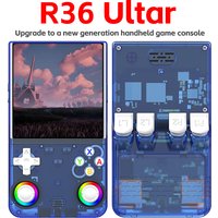 New R36 Ultra Retro Video Game Controller 4.0-inch IPS Screen Linux System Can Connect to WiFi Portable Handheld Game Console