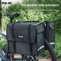 MTB Bicycle 45L Large Capacity Bag Rear Rack Bike Trunk Bag Luggage Pannier Back Seat Double Side Cycling Bycicle Travel Bag