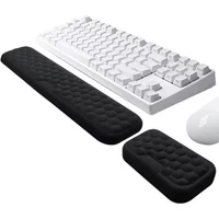 Wrist Rest for Keyboard and Mouse Soft Memory Foam Wrist Support Computer Ergonomic Wrist Support Pad Non-Slip Wrist Rest