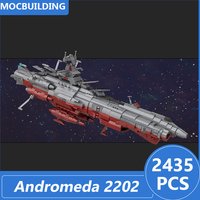 Space Battleship Andromeda 2202 ZZZ-0001 Yamanami Special Model Moc Building Blocks Diy Assemble Bricks Display Toy Gift 2435PCS