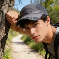 Mesh Breathable Baseball Cap, Versatile for Spring and Summer, Outdoor Casual Sun Hat with Wide Brim and High Crown