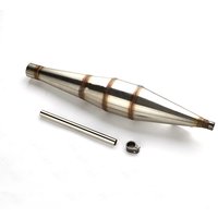1Set Universal Exhaust Pipe Pollute Air/Gas Outlet Joint Tube Metal Vent Tubing Nozzle for RC 29CC Petrol Boat Marine Engine