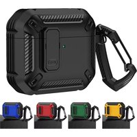Security Lock Cover For Apple AirPods Pro1/Pro 2 Shockproof Earphone Cover For AirPods 3th 2th 1th Gen Headphone Protective Case
