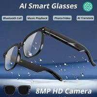 8MP HD Camera Smart Glasses AI Translation VR Bluetooth Call Lenses WiFi Transfer 1080P Video Recording Sunglasses for Man 2026